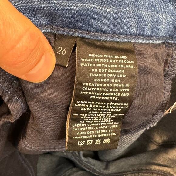 J Brand 811 Mid Rise Skinny Stretch in Icon Blue, Distressed, Women's Size 26 - Picture 5 of 5